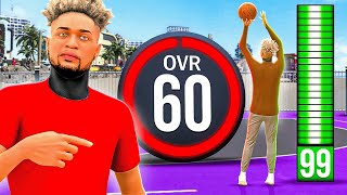 I used a 60 OVERALL With a 99 3PT RATING in NBA 2K24 [upl. by Ajet]