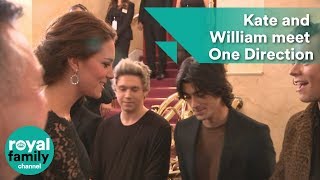 Kate and William meet One Direction [upl. by Templia]