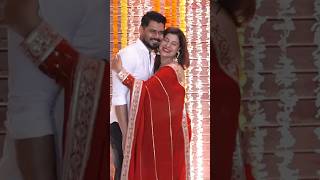 Couple Goals Sambhavna Seth gets romantic in public with her husband at a 2024 Diwali bash  Video [upl. by Diandra]