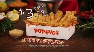 TV Spot  Popeyes  Beer Can Chicken Barbecue Party  Louisiana Fast [upl. by Byrd]