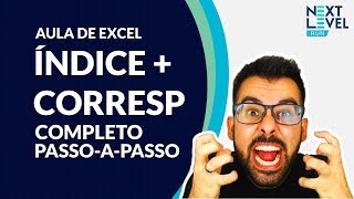 EXCEL Função Índice e Corresp  Dê Adeus ao PROCV [upl. by Dasya]