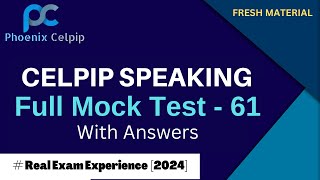 CELPIP Speaking Test  61  Sample Answers to Score High [upl. by Rabkin]