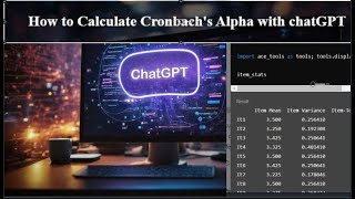 How to Calculate Cronbachs Alpha with ChatGPT [upl. by Hodge]