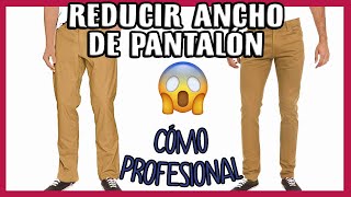 😎 La forma más FÁCIL y RÁPIDA de ESTRECHAR un pantalón ANCHO DE PIERNA  LATIN DIY [upl. by Hogue840]