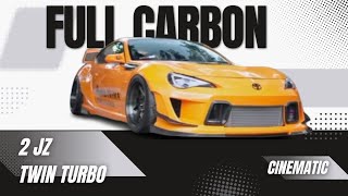 GT86 GARASI DRIFT😯 2 jz twin turbo dan full carbon😮 cinematic [upl. by Cornelius]