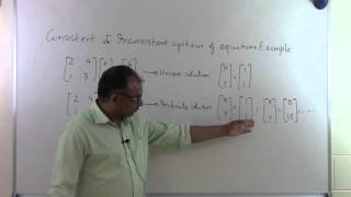 Chapter0405 Lesson Consistent and Inconsistent System of Equations Example [upl. by Elora]