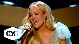 Carrie Underwood Performs quotGo Rest High On That Mountainquot  CMT Giants Vince Gill [upl. by Erline]