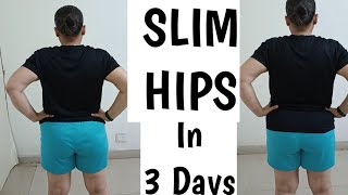 HIP FAT LOSS WORKOUT  BROAD HIPS WORKOUT FOR WOMEN 3 DAYS CHALLENGE TO REDUCE HIP FAT HIP DIPS [upl. by Aivilo]