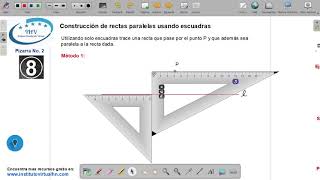 8 18 ParalelismoRectas paralelas y transversales [upl. by Anelrahc]