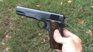 1911 WWI Colt Reissue CloseUp [upl. by Attennaj574]