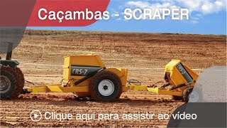 Implemento Agrícola  Caçamba SCRAPER  Agrimec [upl. by Euseibbob]