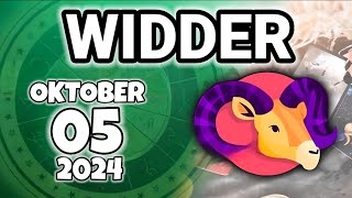 horoskop Widder Samstag 5 Oktober 2024 [upl. by Lisle]