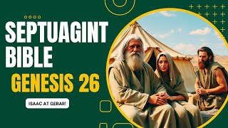 THE SEPTUAGINT BIBLE in ENGLISH  Genesis chapter 26  Audio amp Text [upl. by Januarius]