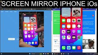 SCREEN MIRROR IPHONE iOs Vysor 2024 [upl. by Rodi]