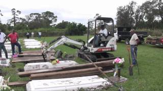 Gifford Cemetery vaults reburied [upl. by Nnaycnan]