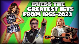 Guess the Song  Greatest Hits FROM EACH YEAR 19552023  QUIZ [upl. by Auqined]