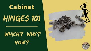 Cabinet Hinges 101 [upl. by Yeleen]