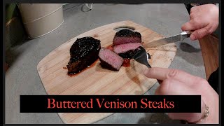 Cook venison like a pro chef Simple crowd pleasing deer backstrap steak recipe [upl. by Nohsauq]