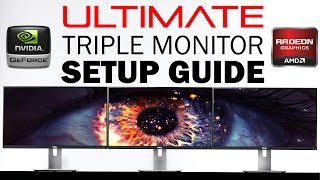 How to Setup TripleMultiple Monitors [upl. by Einahpet584]