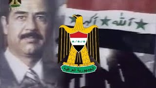 HISTORY Baathist Republic of Iraq Anthem played on TV 2000s [upl. by Anaul767]