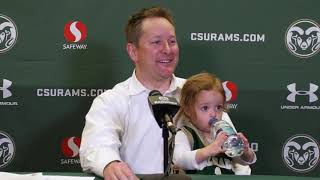 CSU Basketball M Press Conference 201819 Fresno State [upl. by Briana]