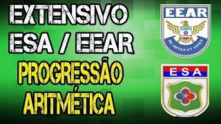 MATEMÁTICA PARA ESA EEAR Progressões aritméticasaula 01 [upl. by Ozzie580]