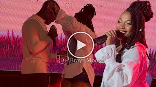 SHEEBAH PERFORMS NJALWALA LIVE FT AARONIX AT SKYZ HOTEL [upl. by Cyprian]