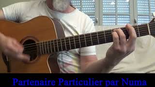 Partenaire Particulier Cover guitare chant Reprise chanson française 1985 [upl. by Ameerak]