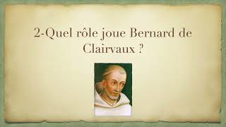 Bernard de Clairvaux et la deuxième croisade Seconde [upl. by Aerdnak]