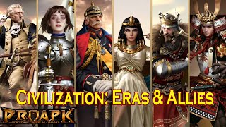 Civilization Eras amp Allies 2K Gameplay Android  iOS [upl. by Erdnaid]