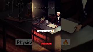 MindBlowing Magnetic Field Patterns by Faraday ⚡ Physics Shorts reels trending [upl. by Lorenza676]