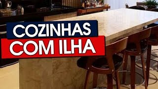 34 COZINHAS COM ILHA TOTALMENTE DESLUMBRANTES [upl. by Naimad676]