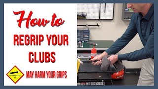 How To Regrip Golf Clubs [upl. by Esikram]