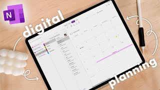 HOW TO OneNote for Digital Planning  FREE Planner [upl. by Nylakcaj826]