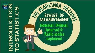 Scales of Measurement Nominal Ordinal Interval and Ratio scales explained [upl. by Kono]