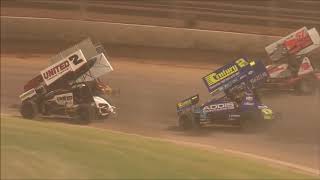 Western Springs Speedway  Winged Sprint Cars Round 2 [upl. by Eirrahs]