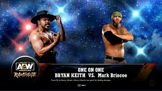 AEW Rampage Bryan Keith vs Mark Briscoe [upl. by Norrat]