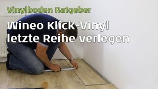 Wineo Vinylboden letzte Reihe verlegen [upl. by Benoit]