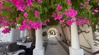 We stayed at THE MOST BEAUTIFUL Hotel In Perissa Santorini  Meltemi Village [upl. by Doris]