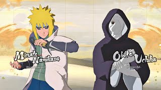 Minato Namikaze vs Obito Uchiha Fight  Naruto x Boruto Ultimate Ninja Storm Connections [upl. by Isaacs]