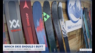 2019 Mens 100 mm AllMountain Ski Comparison [upl. by Duer]