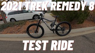 2021 Trek Remedy 8 Test Ride [upl. by Bolte]