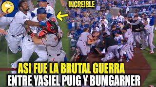 Así fue la BRUTAL PELEA entre YASIEL PUIG y MADISON BUMGARNER  La GUERRA mas INTENSA de la MLB [upl. by Attevaj318]