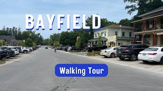 Bayfield Main Street Walking Tour ⎸ Beautiful Coastal Village in Ontario [upl. by Iolande]