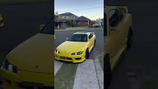 HOW TO Reverse out of driveway with low CAR 🚜 jdmcars turbo s15 drift 200sx silvia short [upl. by Eittak]