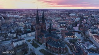 Uppsala from above [upl. by Keisling]