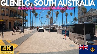 Glenelg Adelaide South Australia Walking Tour  4K 60FPS [upl. by Haym517]