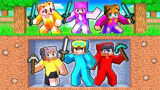 GIRL HUNTERS vs BOY SPEEDRUNNERS FINALE in Minecraft [upl. by Civ]