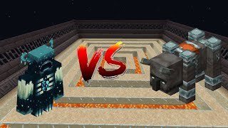 minecraft mobs battle 52 warden vs ravager [upl. by Penney]