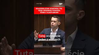 Kołodziejczak rozsierdził opozycję Krzyki w Sejmie [upl. by Eessej959]